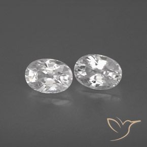 Shop natural 2.88ct Blanc Zircon gems, ovale, from Cambodge at GemSelect. In stock, global shipping!