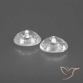 Shop natural 2.88ct Blanc Zircon gems, ovale, from Cambodge at GemSelect. In stock, global shipping!