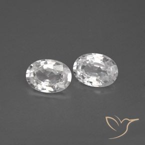 Shop natural 2.23ct Blanc Zircon gems, ovale, from Cambodge at GemSelect. In stock, global shipping!