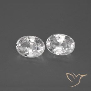 Shop natural 2.75ct Blanc Zircon gems, ovale, from Cambodge at GemSelect. In stock, global shipping!