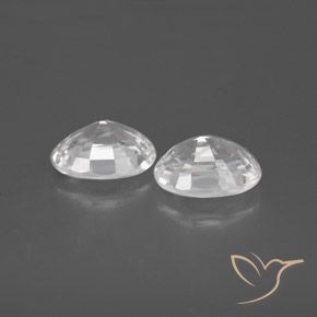 Shop natural 2.75ct Blanc Zircon gems, ovale, from Cambodge at GemSelect. In stock, global shipping!