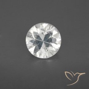 1.68ct Naturel Blanc Zircon, Tour, VS-SI