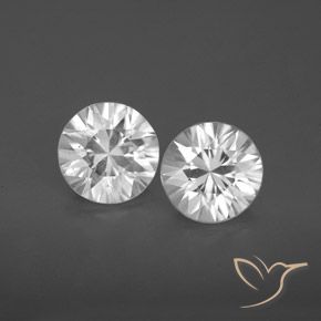 3.24ctw Naturel Blanc Zircon, Tour, VS