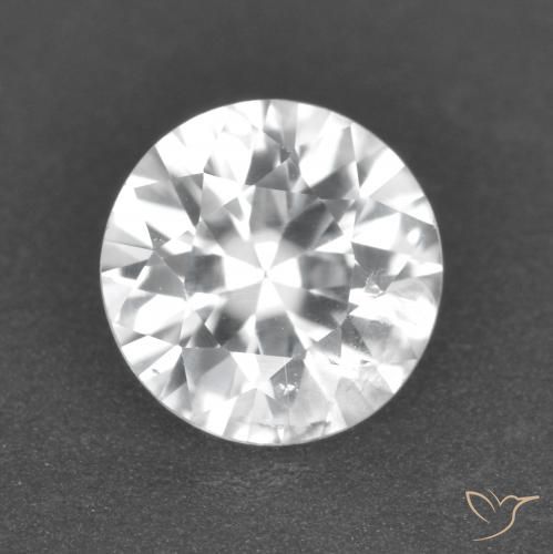 1.68ct Naturel Blanc Zircon, Tour, VS-SI