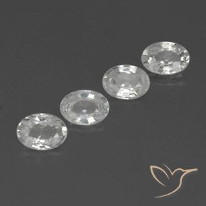 Shop natural 4.89ct Blanc Zircon gems, ovale, from Cambodge at GemSelect. In stock, global shipping!