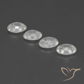 Shop natural 5.05ct Blanc Zircon gems, ovale, from Cambodge at GemSelect. In stock, global shipping!
