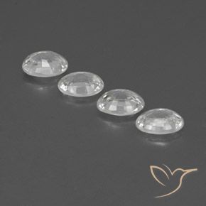 Shop natural 4.81ct Blanc Zircon gems, ovale, from Cambodge at GemSelect. In stock, global shipping!