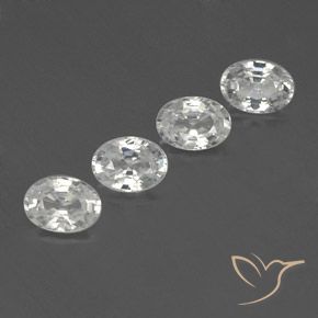 Shop natural 5.00ct Blanc Zircon gems, ovale, from Cambodge at GemSelect. In stock, global shipping!