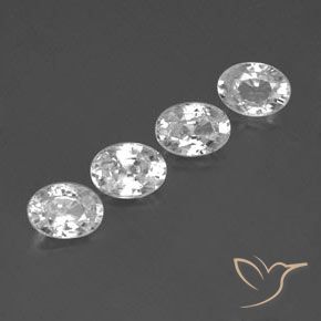 Shop natural 5.02ct Blanc Zircon gems, ovale, from Cambodge at GemSelect. In stock, global shipping!
