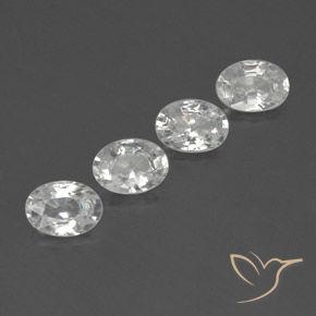 Shop natural 5.09ct Blanc Zircon gems, ovale, from Cambodge at GemSelect. In stock, global shipping!