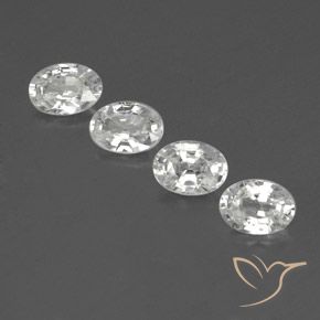 Shop natural 4.75ct Blanc Zircon gems, ovale, from Cambodge at GemSelect. In stock, global shipping!
