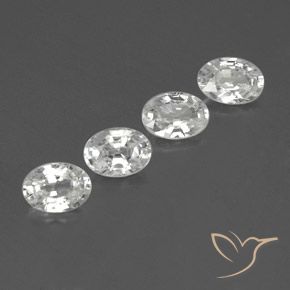 Shop natural 4.75ct Blanc Zircon gems, ovale, from Cambodge at GemSelect. In stock, global shipping!