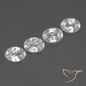 Shop natural 4.88ct Blanc Zircon gems, ovale, from Cambodge at GemSelect. In stock, global shipping!