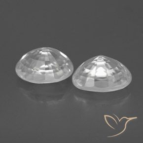 Shop natural 3.04ct Blanc Zircon gems, ovale, from Cambodge at GemSelect. In stock, global shipping!