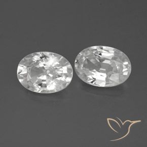 Shop natural 2.36ct Blanc Zircon gems, ovale, from Cambodge at GemSelect. In stock, global shipping!