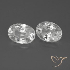 Shop natural 2.54ct Blanc Zircon gems, ovale, from Cambodge at GemSelect. In stock, global shipping!