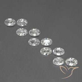 Shop natural 6.55ct Blanc Zircon gems, ovale, from Cambodge at GemSelect. In stock, global shipping!
