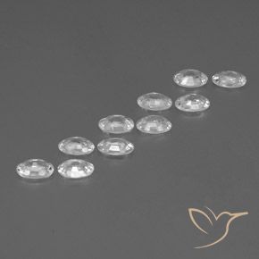 Shop natural 6.55ct Blanc Zircon gems, ovale, from Cambodge at GemSelect. In stock, global shipping!