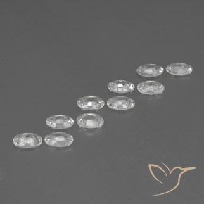 Shop natural 6.02ct Blanc Zircon gems, ovale, from Cambodge at GemSelect. In stock, global shipping!