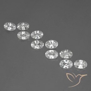 Shop natural 7.00ct Blanc Zircon gems, ovale, from Cambodge at GemSelect. In stock, global shipping!