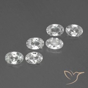 Shop natural 4.24ct Blanc Zircon gems, ovale, from Cambodge at GemSelect. In stock, global shipping!
