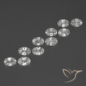 Shop natural 7.20ct Blanc Zircon gems, ovale, from Cambodge at GemSelect. In stock, global shipping!