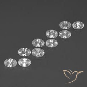 Shop natural 7.96ct Blanc Zircon gems, ovale, from Cambodge at GemSelect. In stock, global shipping!