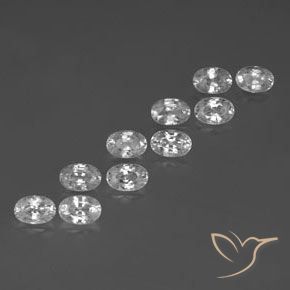 Shop natural 8.06ct Blanc Zircon gems, ovale, from Cambodge at GemSelect. In stock, global shipping!