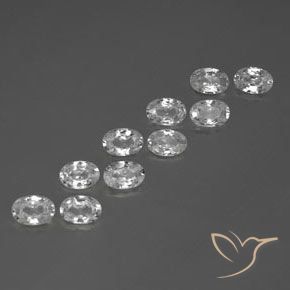 Shop natural 6.73ct Blanc Zircon gems, ovale, from Cambodge at GemSelect. In stock, global shipping!