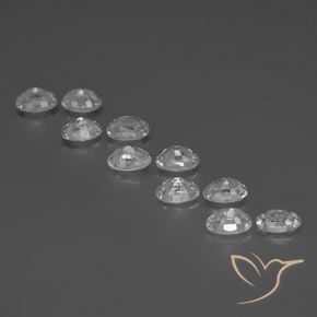 Shop natural 8.04ct Blanc Zircon gems, ovale, from Cambodge at GemSelect. In stock, global shipping!