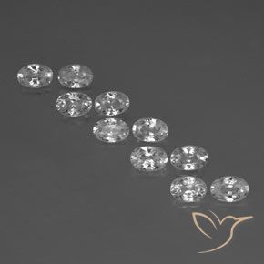 Shop natural 7.00ct Blanc Zircon gems, ovale, from Cambodge at GemSelect. In stock, global shipping!