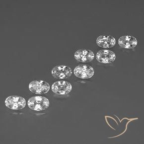 Shop natural 8.48ct Blanc Zircon gems, ovale, from Cambodge at GemSelect. In stock, global shipping!