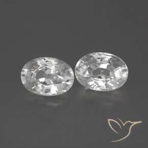 Shop natural 2.90ct Blanc Zircon gems, ovale, from Cambodge at GemSelect. In stock, global shipping!