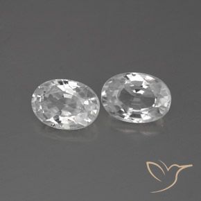 Shop natural 2.59ct Blanc Zircon gems, ovale, from Cambodge at GemSelect. In stock, global shipping!