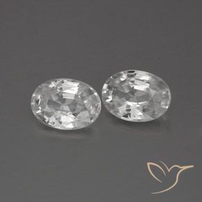 Shop natural 2.49ct Blanc Zircon gems, ovale, from Cambodge at GemSelect. In stock, global shipping!