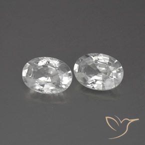 Shop natural 2.50ct Blanc Zircon gems, ovale, from Cambodge at GemSelect. In stock, global shipping!