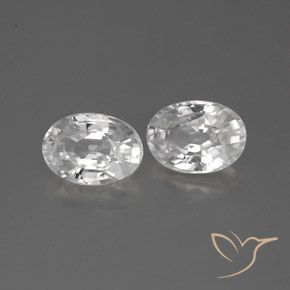 Shop natural 2.59ct Blanc Zircon gems, ovale, from Cambodge at GemSelect. In stock, global shipping!