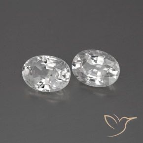 Shop natural 2.64ct Blanc Zircon gems, ovale, from Cambodge at GemSelect. In stock, global shipping!