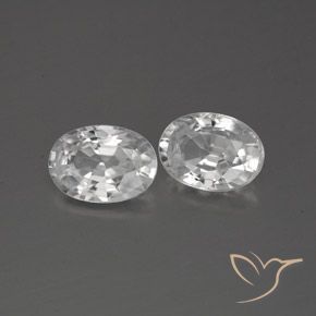 Shop natural 2.44ct Blanc Zircon gems, ovale, from Cambodge at GemSelect. In stock, global shipping!