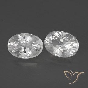 Shop natural 2.89ct Blanc Zircon gems, ovale, from Cambodge at GemSelect. In stock, global shipping!
