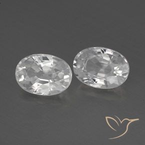 Shop natural 2.87ct Blanc Zircon gems, ovale, from Cambodge at GemSelect. In stock, global shipping!