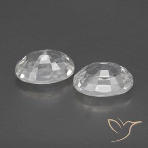 Shop natural 2.87ct Blanc Zircon gems, ovale, from Cambodge at GemSelect. In stock, global shipping!