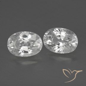 Shop natural 2.97ct Blanc Zircon gems, ovale, from Cambodge at GemSelect. In stock, global shipping!