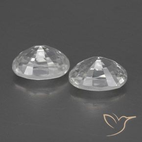 Shop natural 2.97ct Blanc Zircon gems, ovale, from Cambodge at GemSelect. In stock, global shipping!