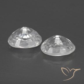 Shop natural 2.87ct Blanc Zircon gems, ovale, from Cambodge at GemSelect. In stock, global shipping!