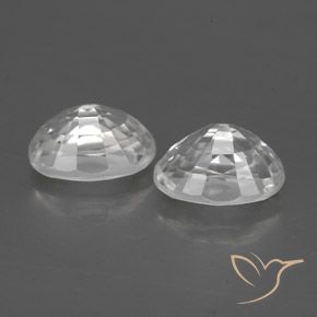 Shop natural 2.93ct Blanc Zircon gems, ovale, from Cambodge at GemSelect. In stock, global shipping!