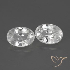 Shop natural 2.82ct Blanc Zircon gems, ovale, from Cambodge at GemSelect. In stock, global shipping!