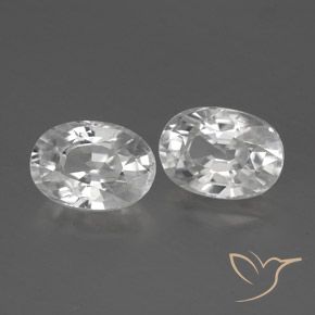 Shop natural 2.86ct Blanc Zircon gems, ovale, from Cambodge at GemSelect. In stock, global shipping!