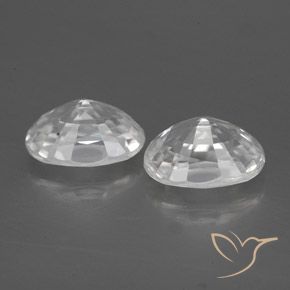Shop natural 2.86ct Blanc Zircon gems, ovale, from Cambodge at GemSelect. In stock, global shipping!