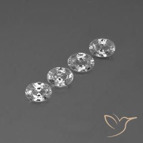 Shop natural 5.15ct Blanc clair Zircon gems, ovale, from Cambodge at GemSelect. In stock, global shipping!